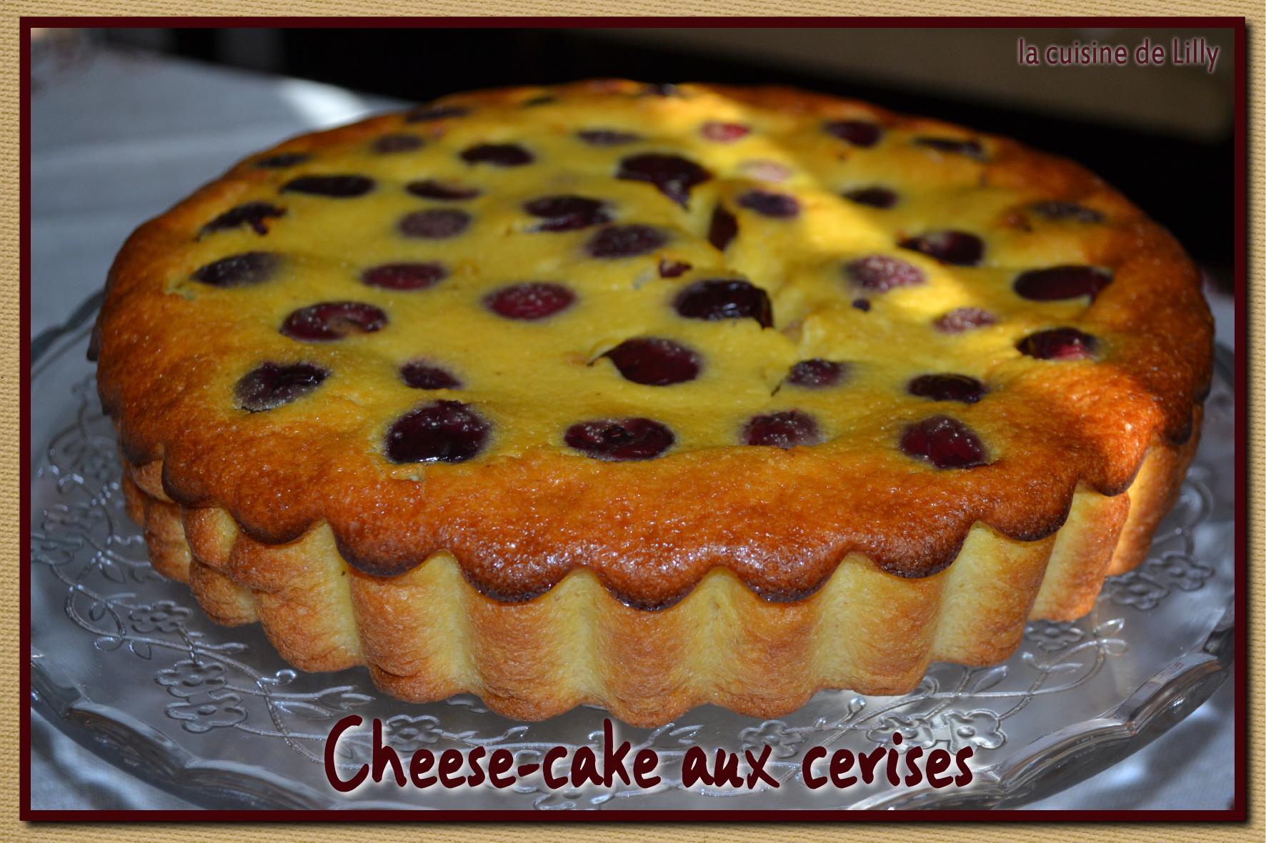 Cheese cake aux cerises