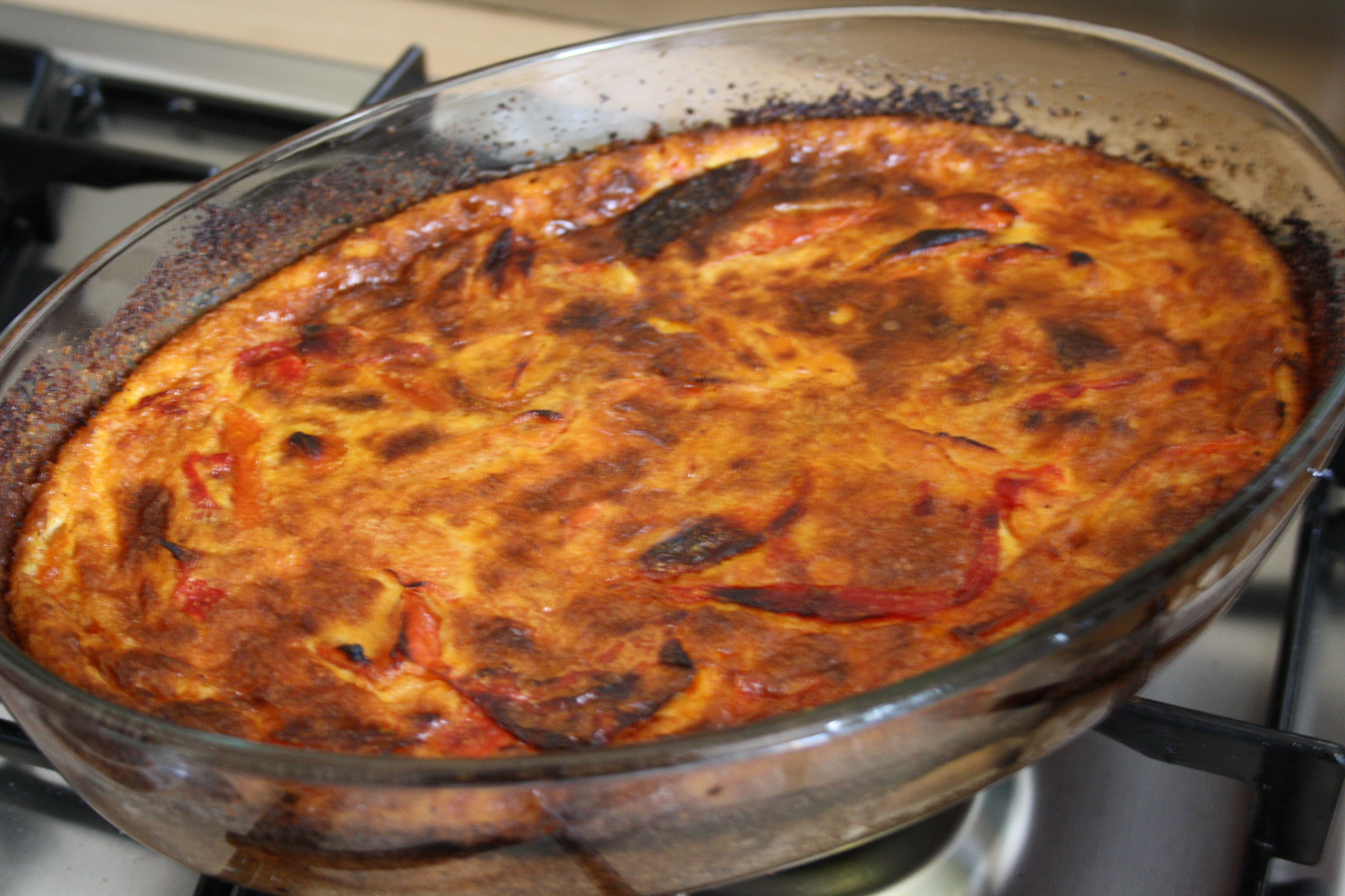 Clafoutis au poivrons rouges