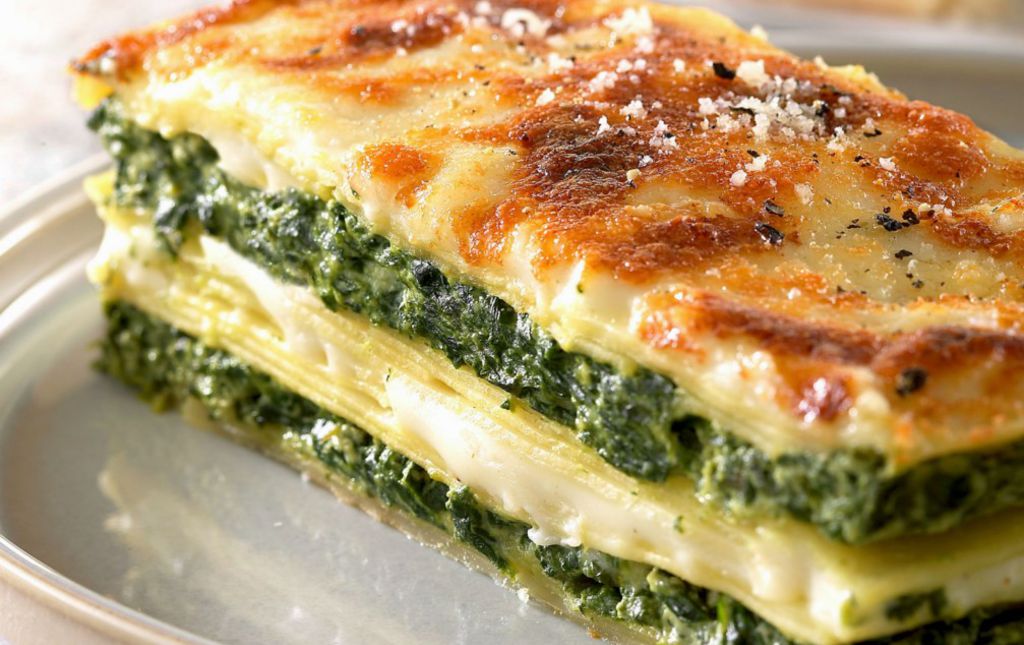 Lasagnes chèvre et épinards frais