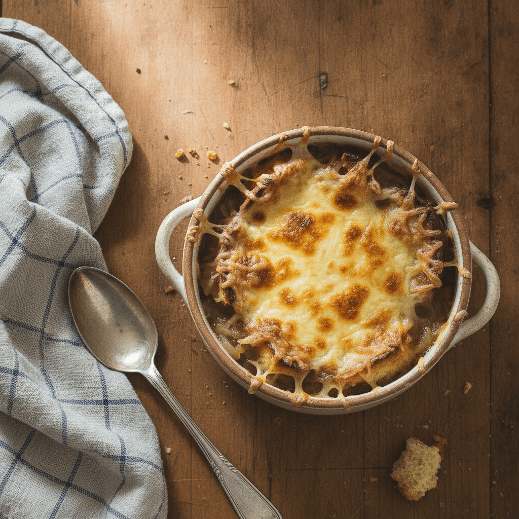 Soupe à l&rsquo;oignon au Thermomix