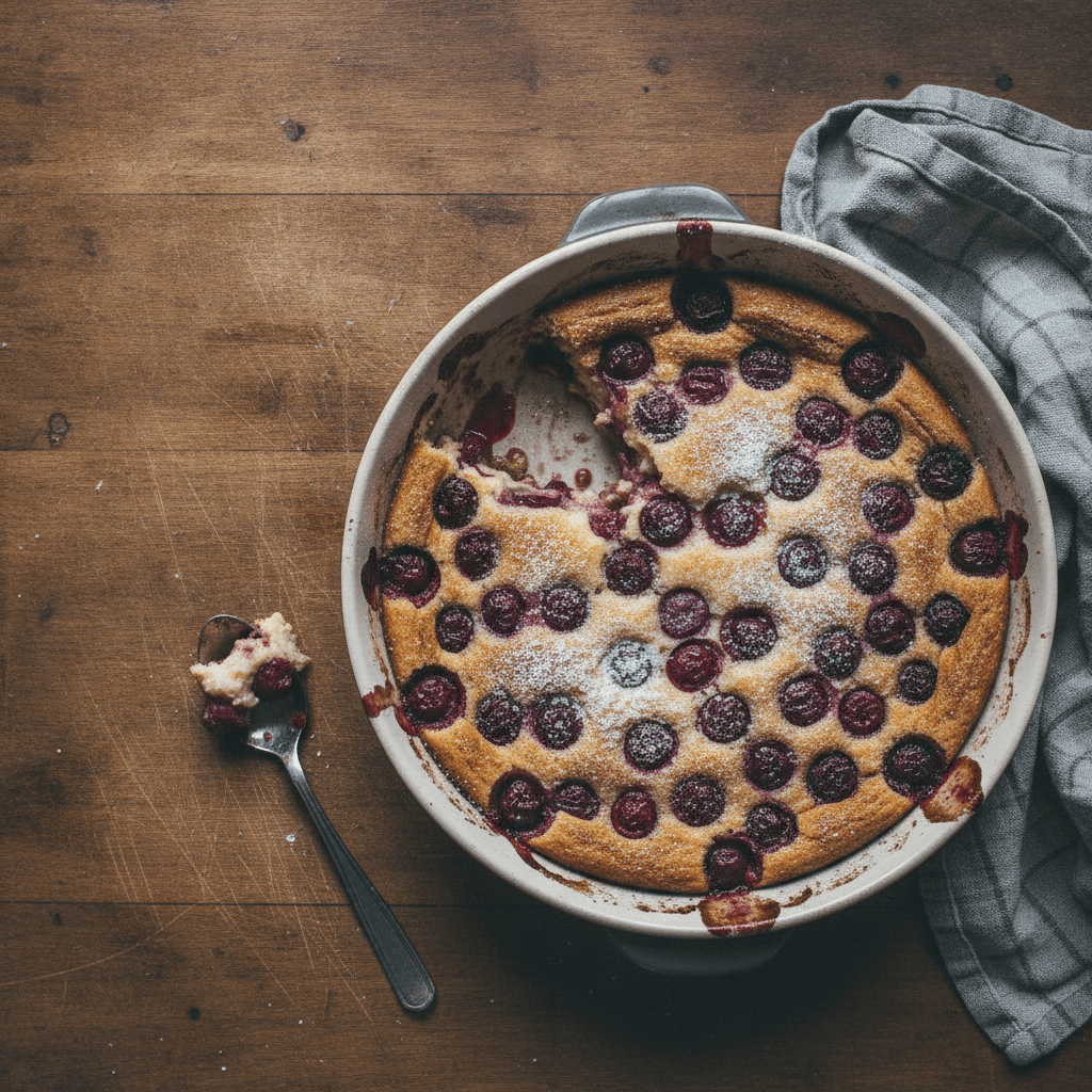 Clafoutis aux cerises au Thermomix