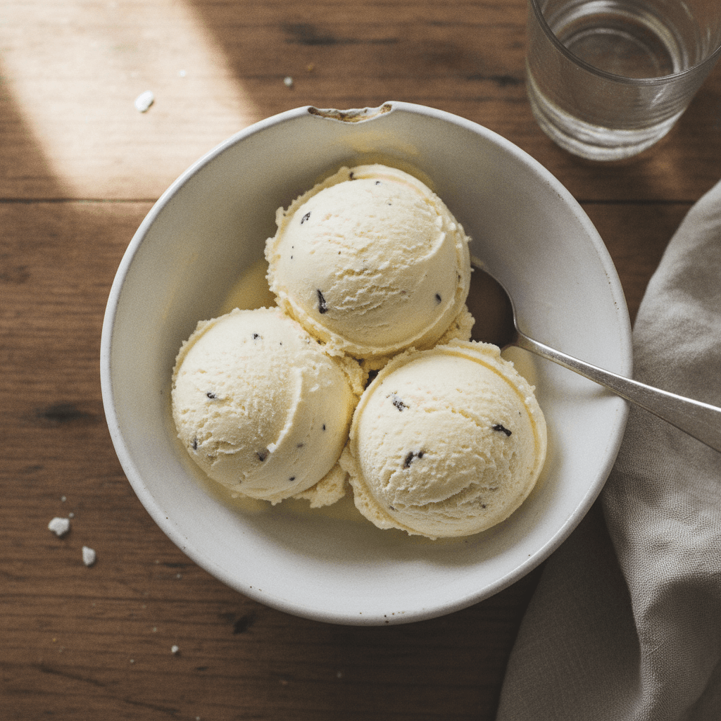 Glace à la vanille au Thermomix