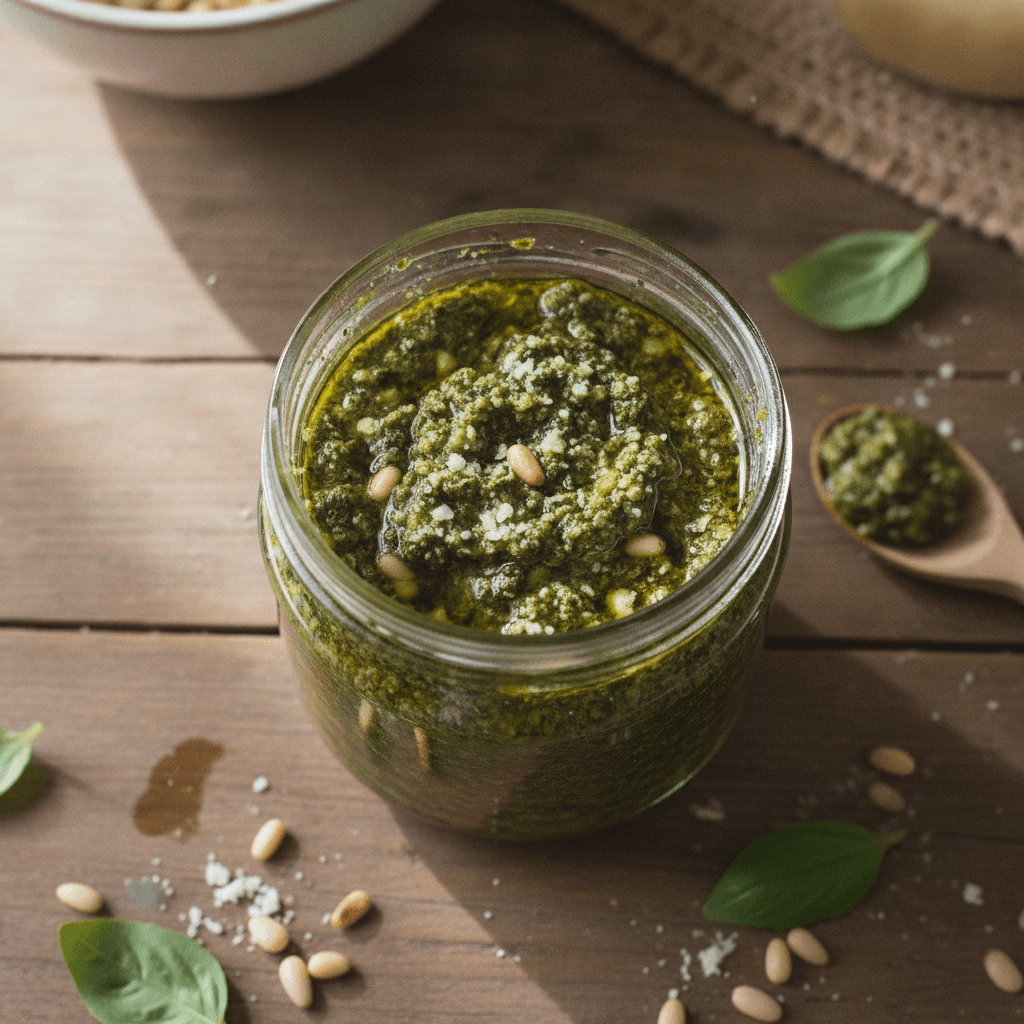 Pesto au basilic au Thermomix
