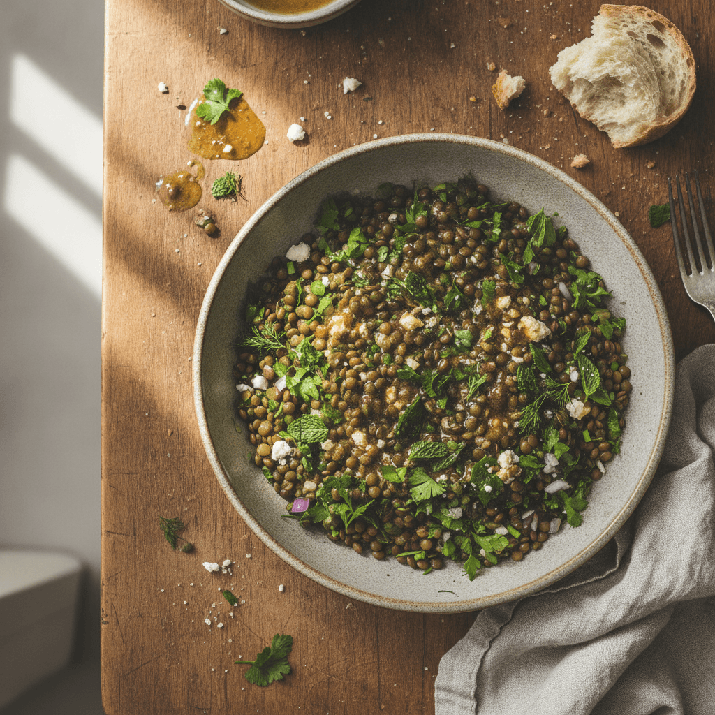 Salade de lentilles au Thermomix