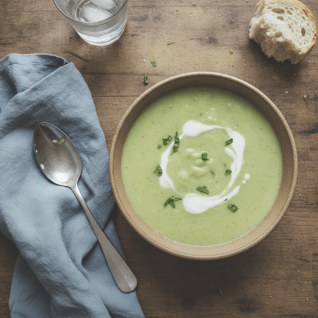 Gaspacho de courgette au Thermomix