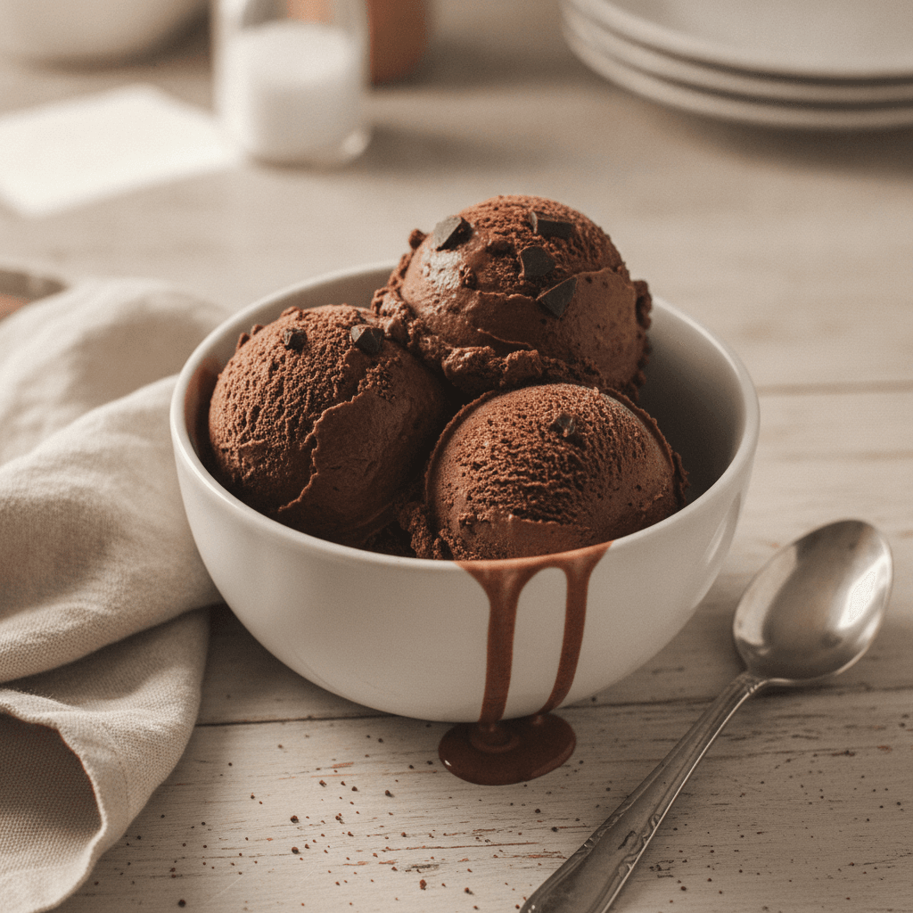 Glace au chocolat au Thermomix