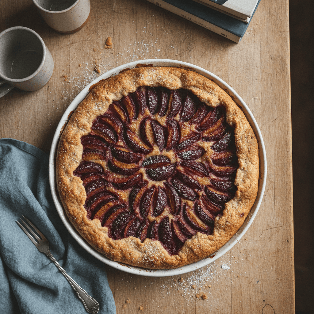 Tarte aux prunes au Thermomix