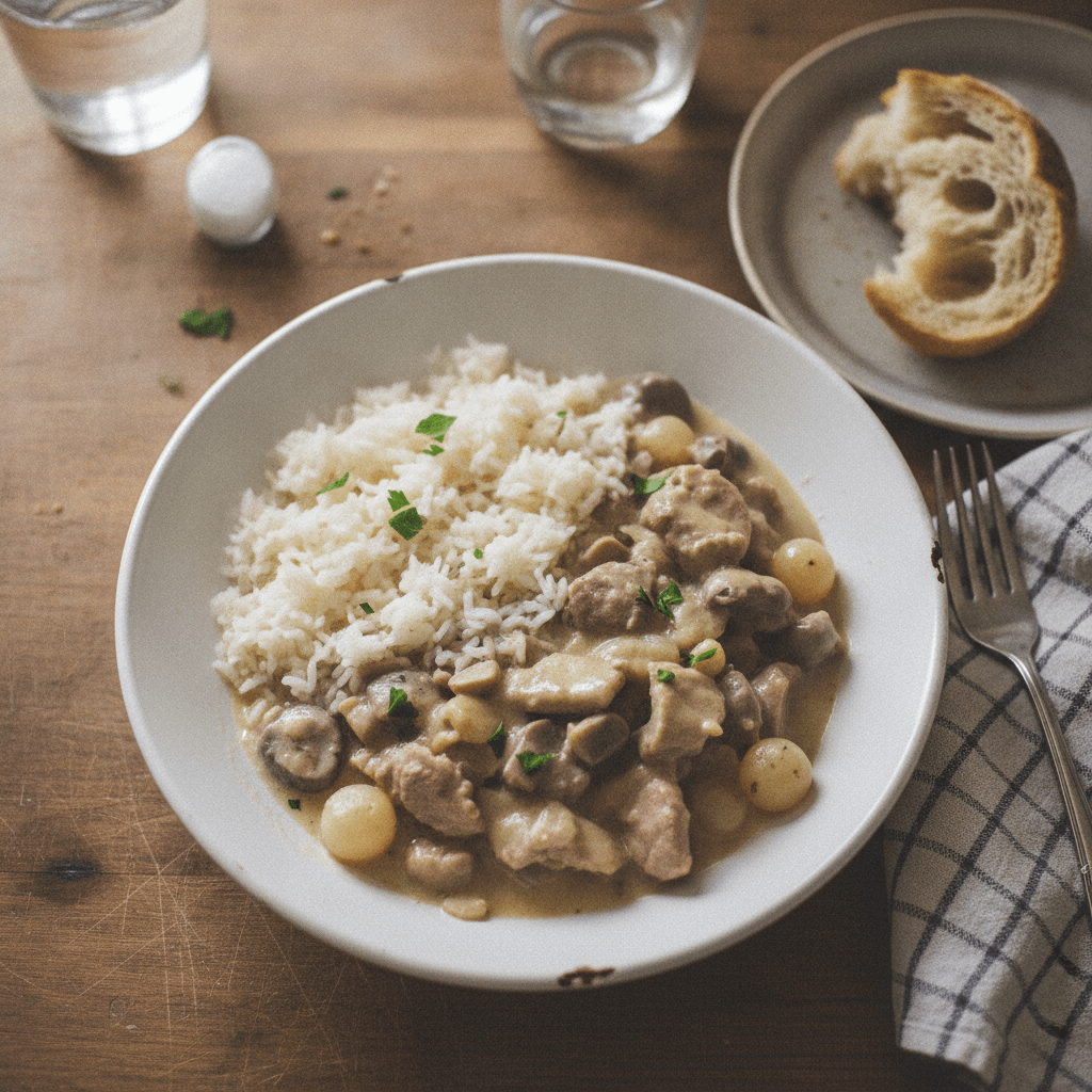 Blanquette de veau au Thermomix