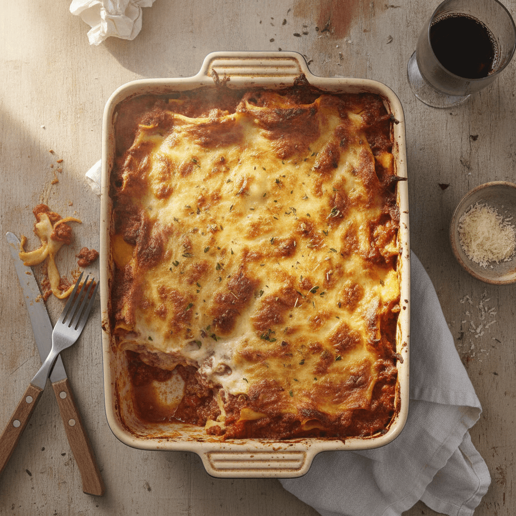 Lasagnes à la bolognaise au Thermomix