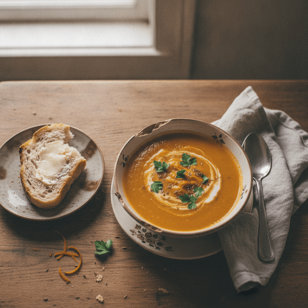 Velouté de carottes au cumin au Thermomix