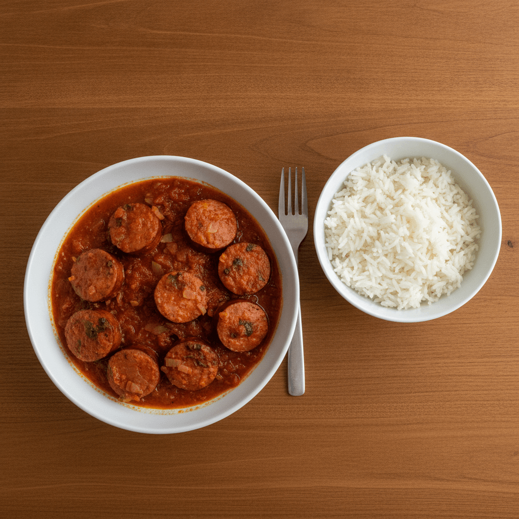 Rougail saucisse au Thermomix